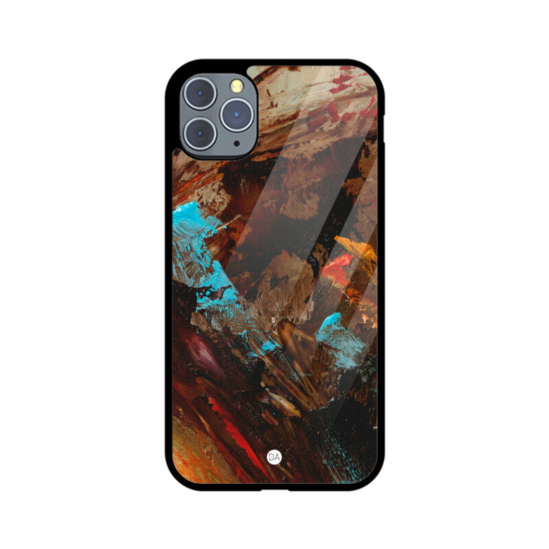 Painting Canvas Brown Design Case For iPhone