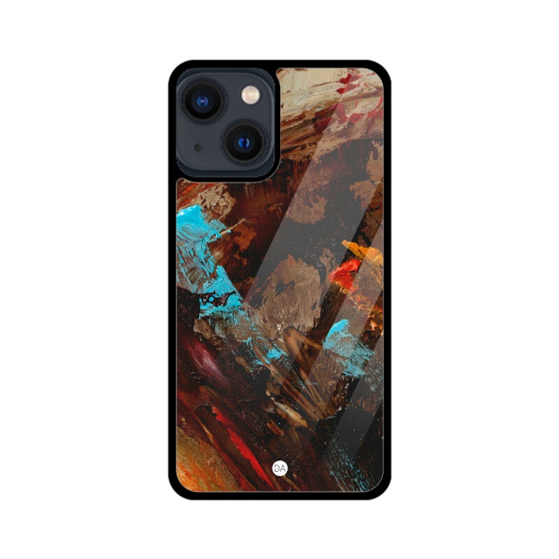 Painting Canvas Brown Design Case For iPhone