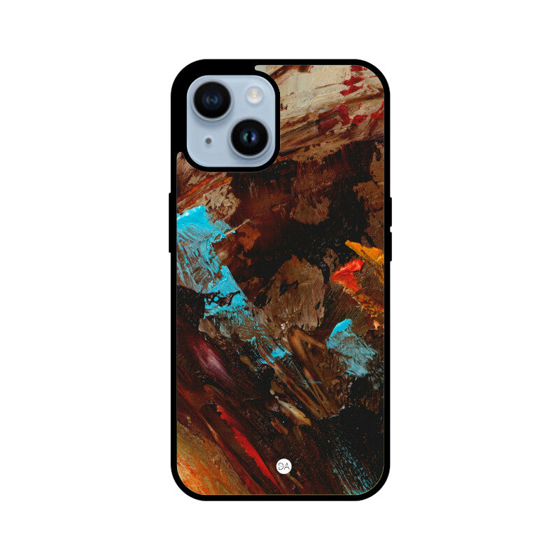 Painting Canvas Brown Design Case For iPhone