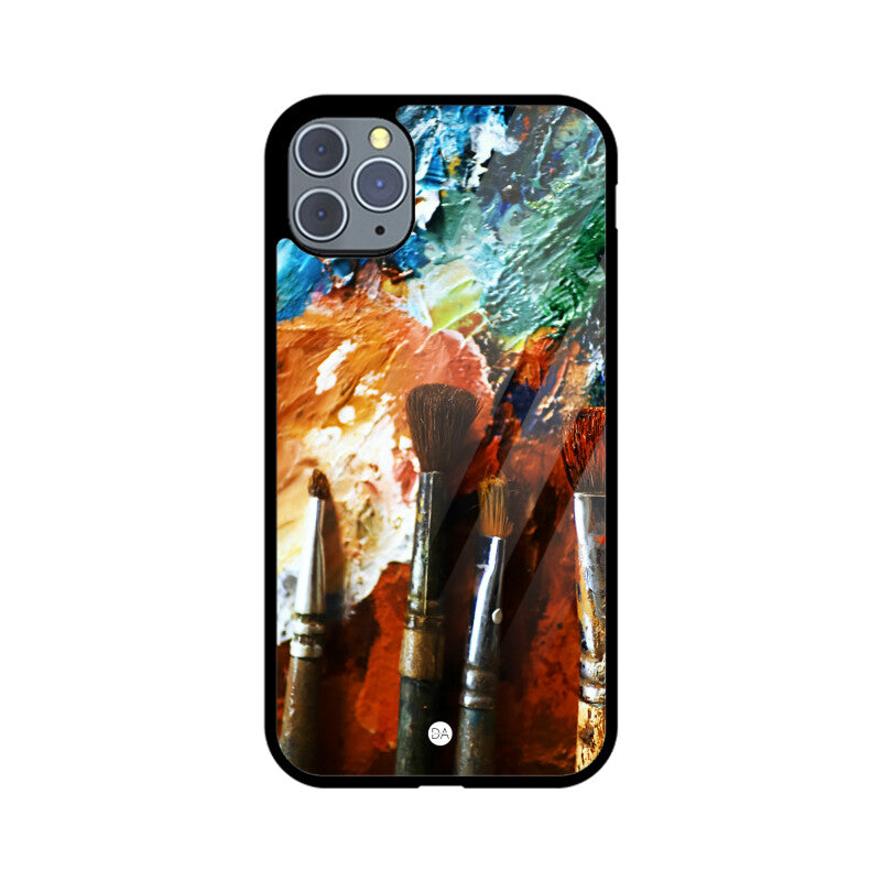 Canvas Painting Brush Design Case Cover For iPhone | Dhukeri Arts