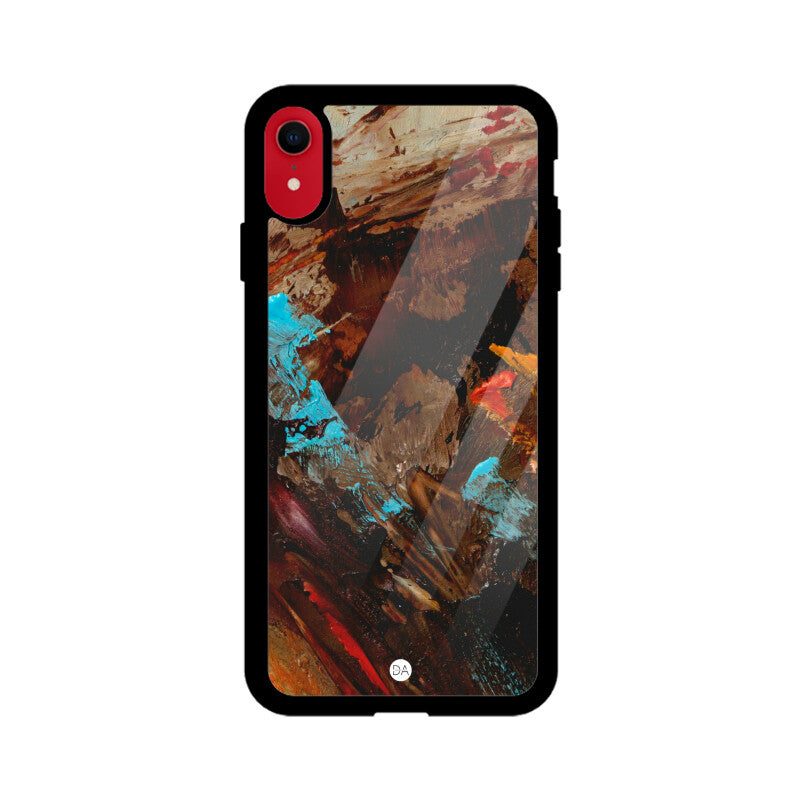 Painting Canvas Brown Design Case For iPhone