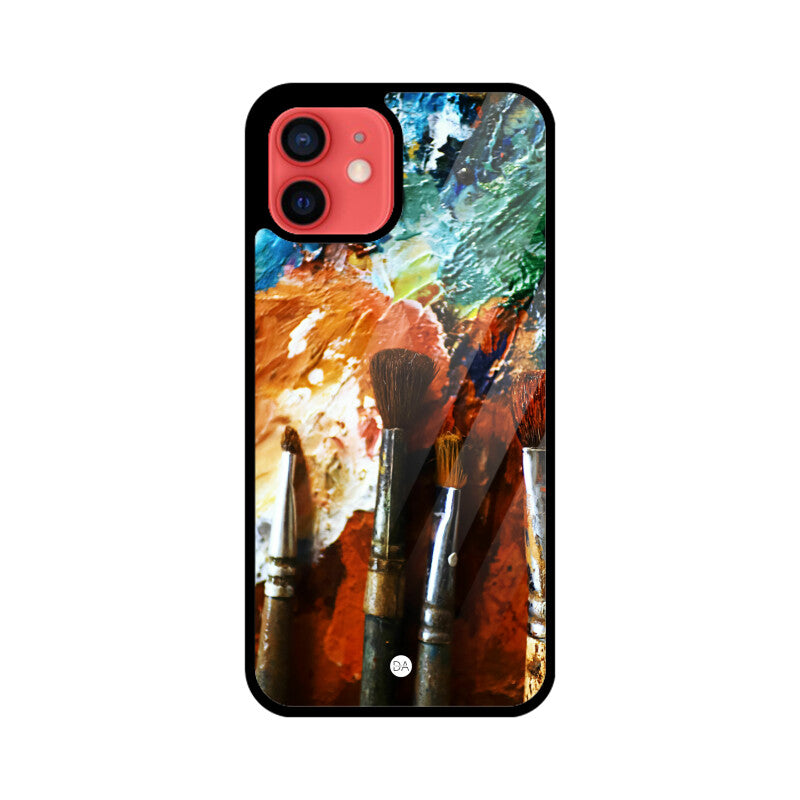 Canvas Painting Brush Design Case Cover For iPhone | Dhukeri Arts