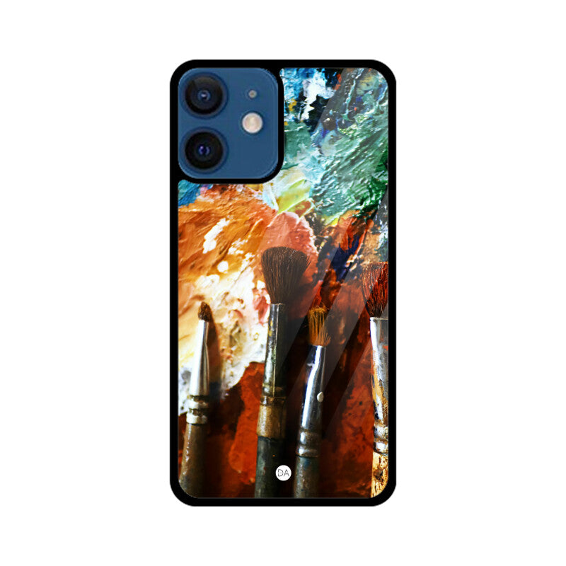 Canvas Painting Brush Design Case Cover For iPhone | Dhukeri Arts