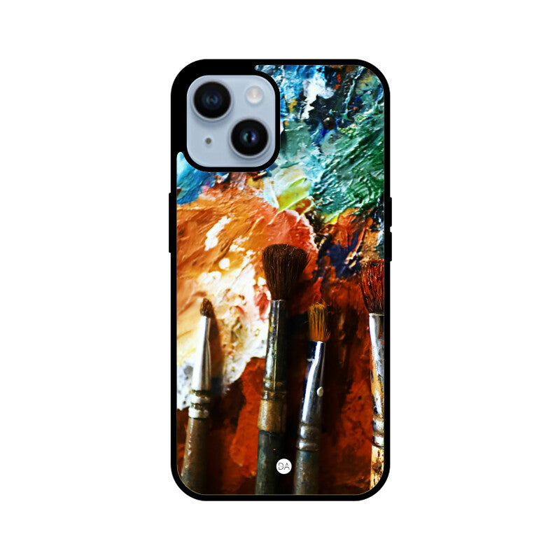 Canvas Painting Brush Design Case Cover For iPhone | Dhukeri Arts