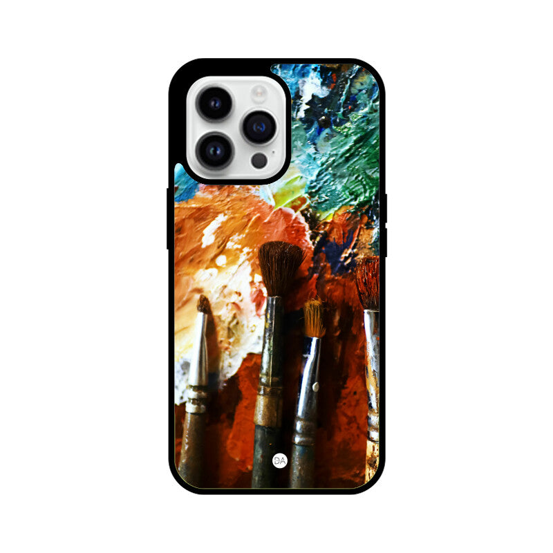 Canvas Painting Brush Design Case Cover For iPhone | Dhukeri Arts