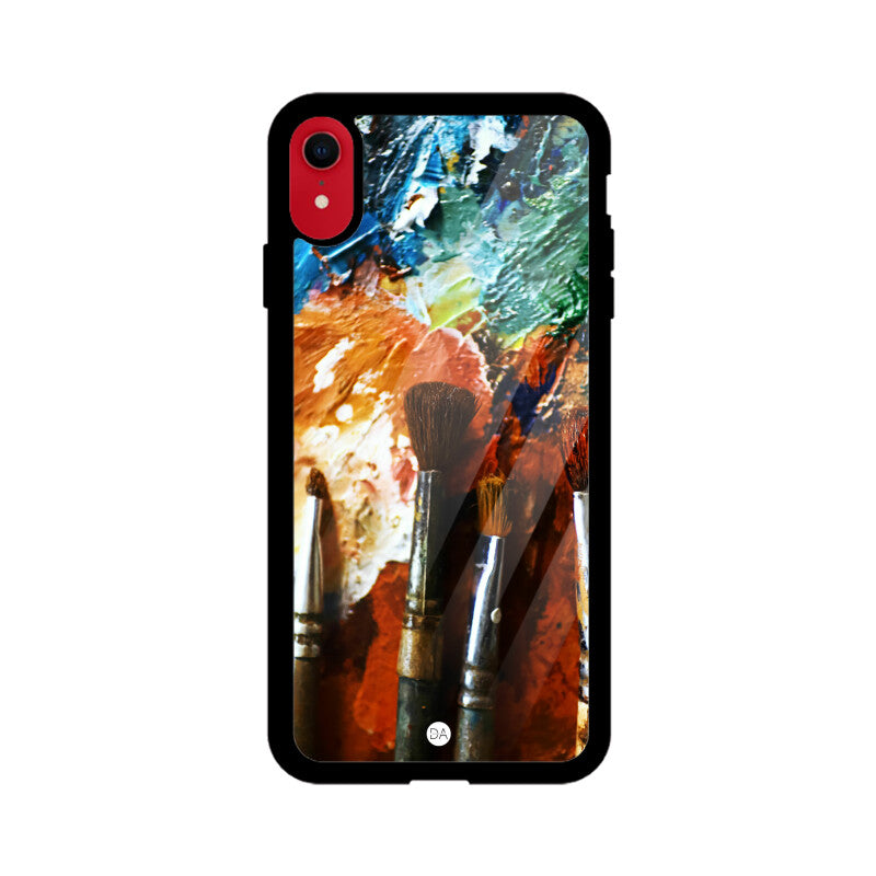 Canvas Painting Brush Design Case Cover For iPhone | Dhukeri Arts