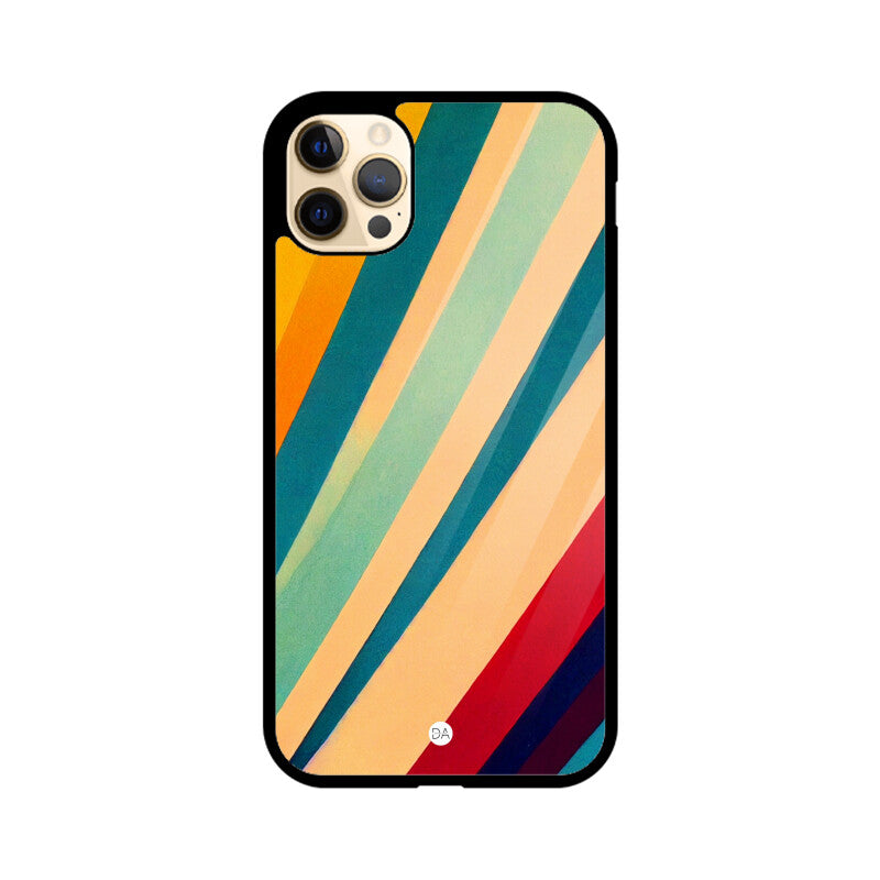 Abstract Crimson Wave Design Case For iPhone