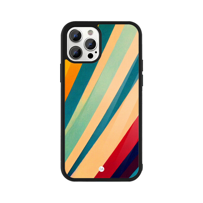 Abstract Crimson Wave Design Case For iPhone
