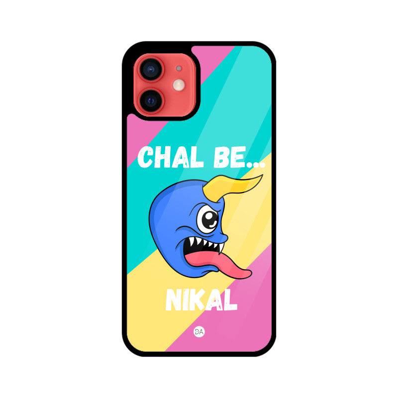 Chal Be Nikal Design Case Cover For iPhone | Dhukeri Arts