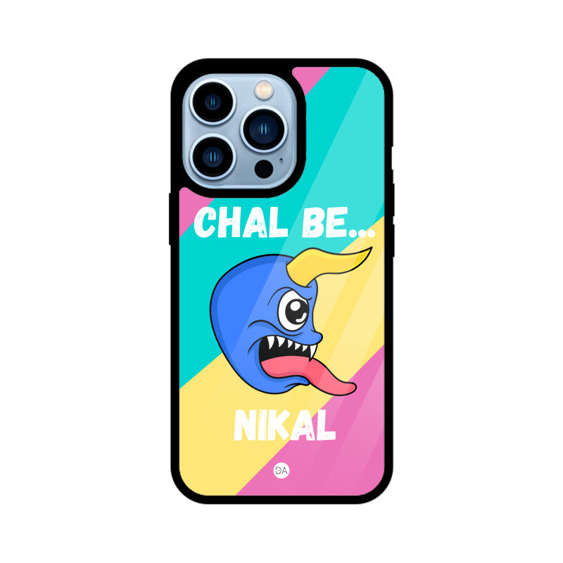 Chal Be Nikal Design Case Cover For iPhone | Dhukeri Arts