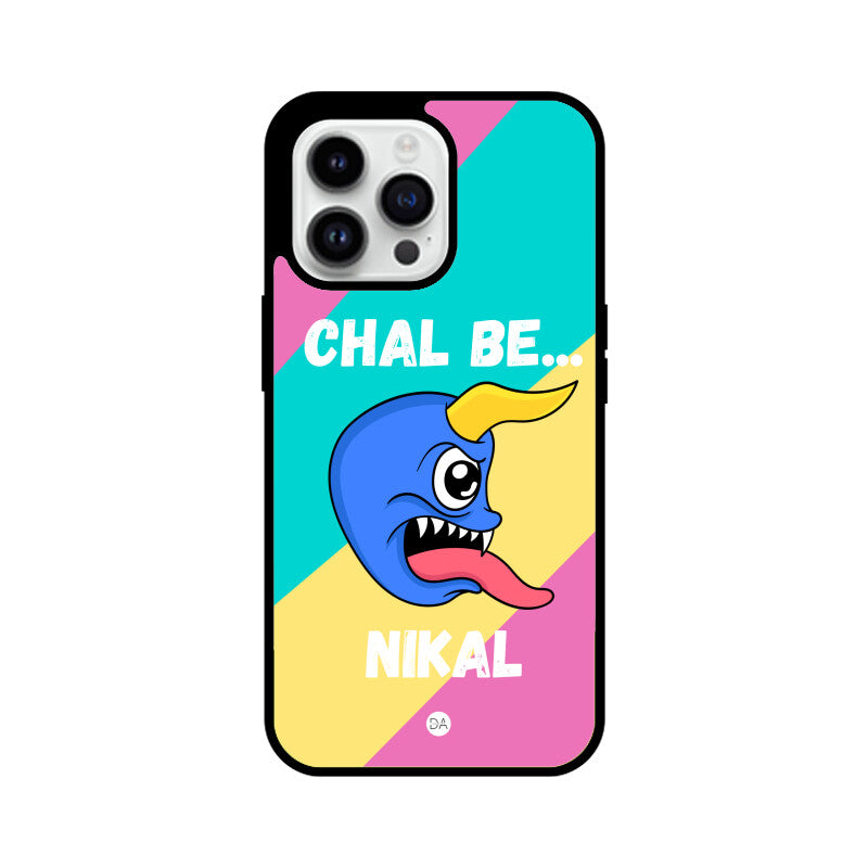 Chal Be Nikal Design Case Cover For iPhone | Dhukeri Arts