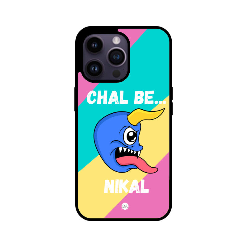 Chal Be Nikal Design Case Cover For iPhone | Dhukeri Arts