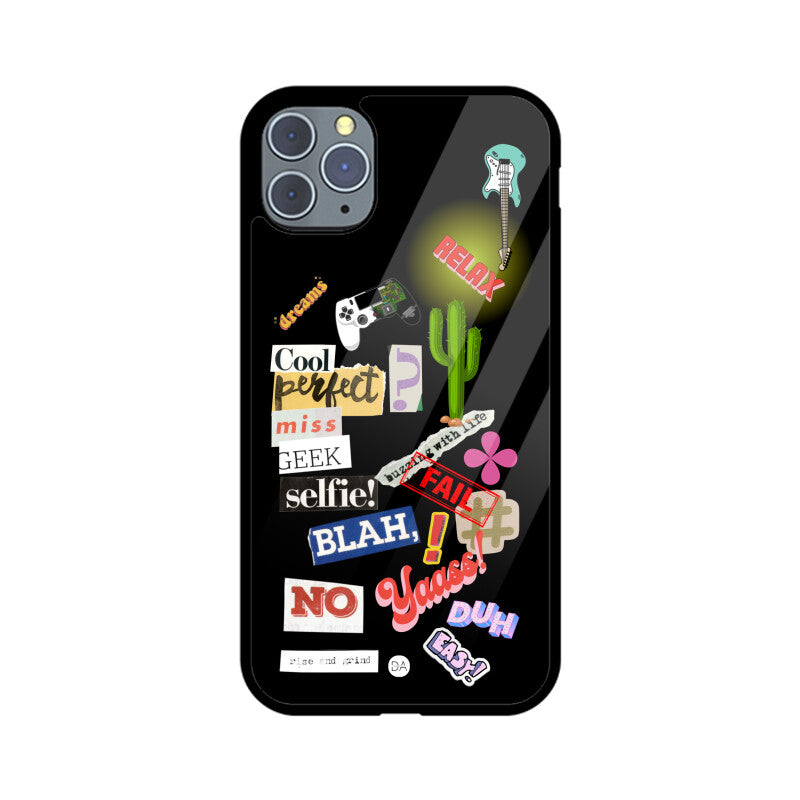 Buzzing Life Design Case Cover For iPhone | Dhukeri Arts