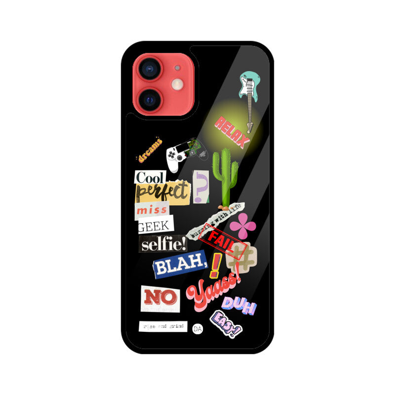 Buzzing Life Design Case Cover For iPhone | Dhukeri Arts