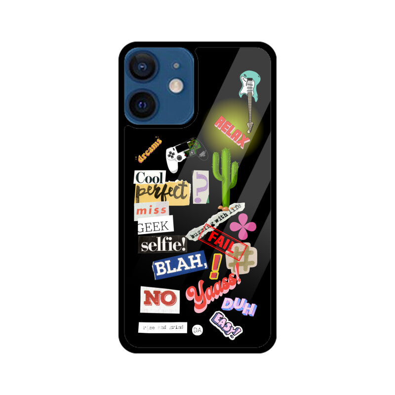 Buzzing Life Design Case Cover For iPhone | Dhukeri Arts