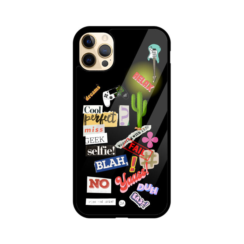 Buzzing Life Design Case Cover For iPhone | Dhukeri Arts