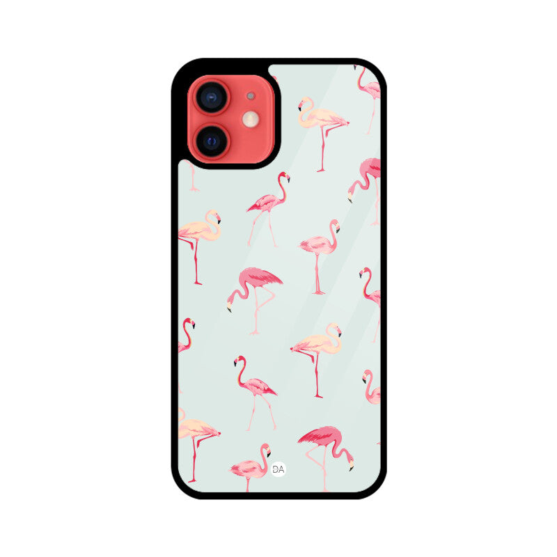 Flamingos Design Case Cover For iPhone | Dhukeri Arts