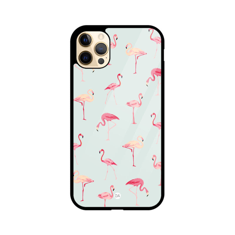 Flamingos Design Case Cover For iPhone | Dhukeri Arts