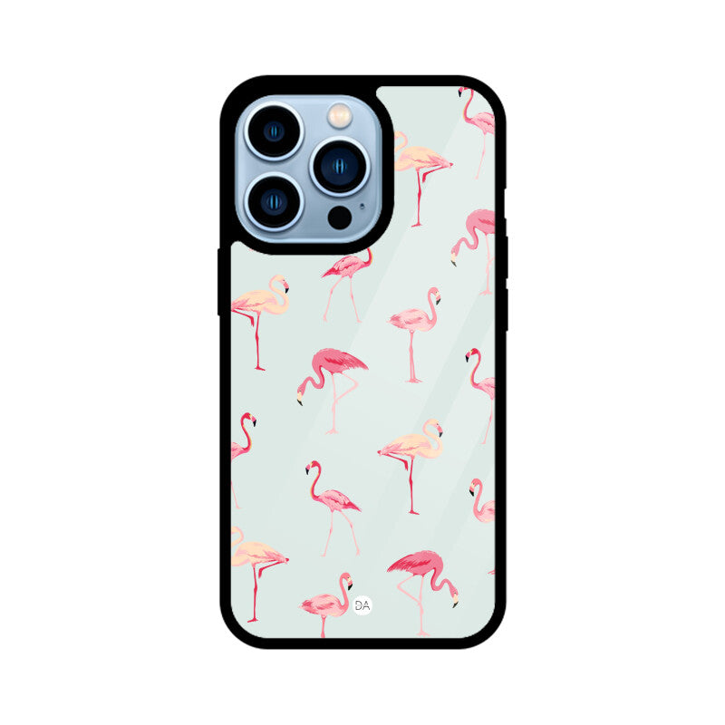 Flamingos Design Case Cover For iPhone | Dhukeri Arts