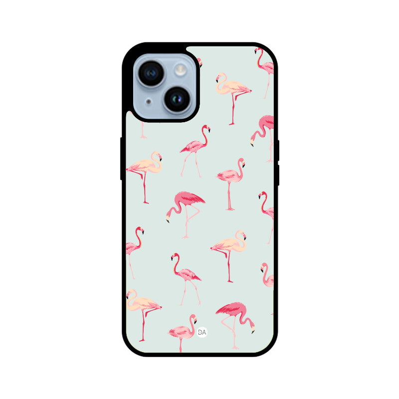 Flamingos Design Case Cover For iPhone | Dhukeri Arts