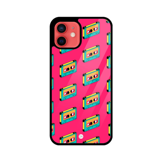 Cassette Tape Design Case Cover For iPhone | Dhukeri Arts