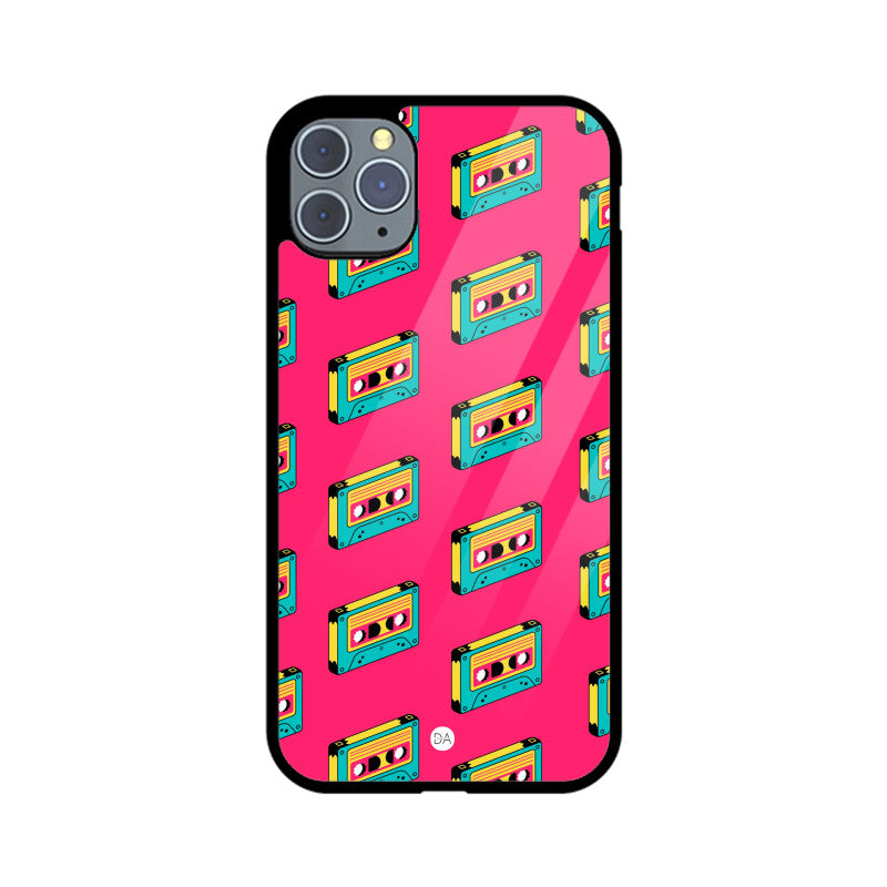 Cassette Tape Design Case Cover For iPhone | Dhukeri Arts