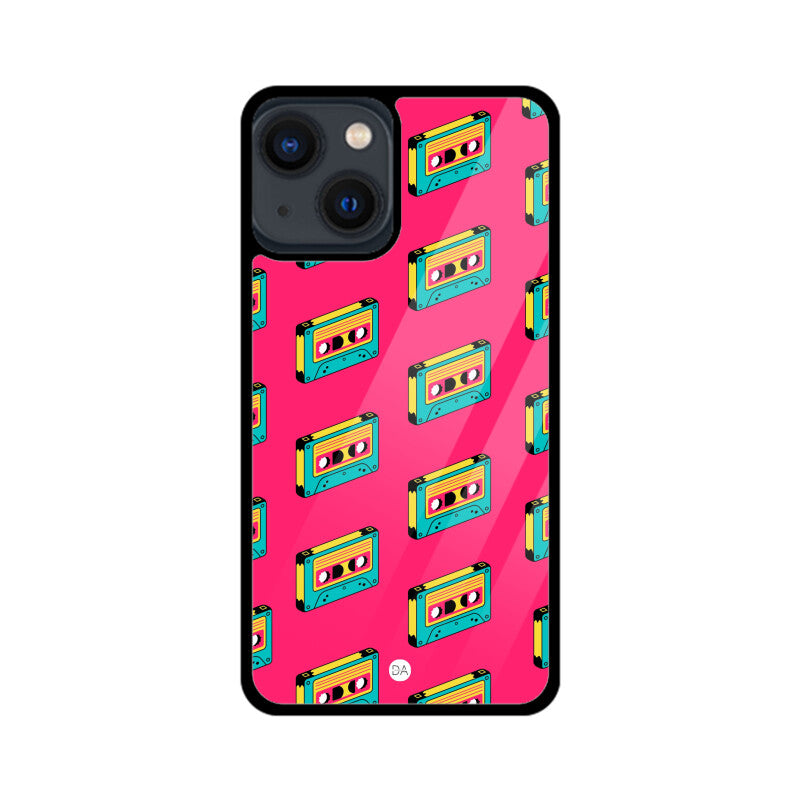 Cassette Tape Design Case Cover For iPhone | Dhukeri Arts