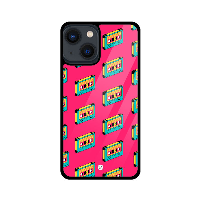 Cassette Tape Design Case Cover For iPhone | Dhukeri Arts