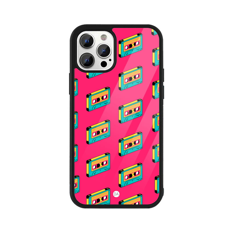 Cassette Tape Design Case Cover For iPhone | Dhukeri Arts