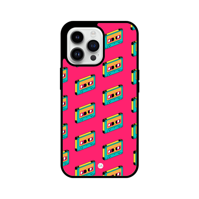 Cassette Tape Design Case Cover For iPhone | Dhukeri Arts