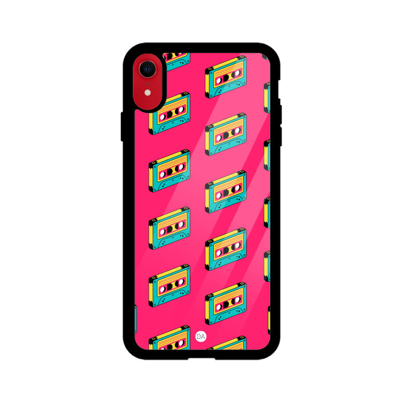 Cassette Tape Design Case Cover For iPhone | Dhukeri Arts