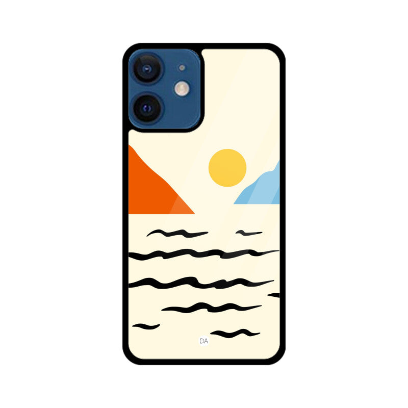 Sunset Near The Sea Design Case For iPhone