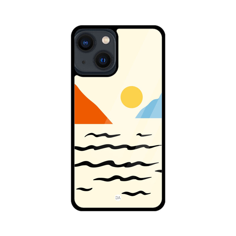 Sunset Near The Sea Design Case For iPhone