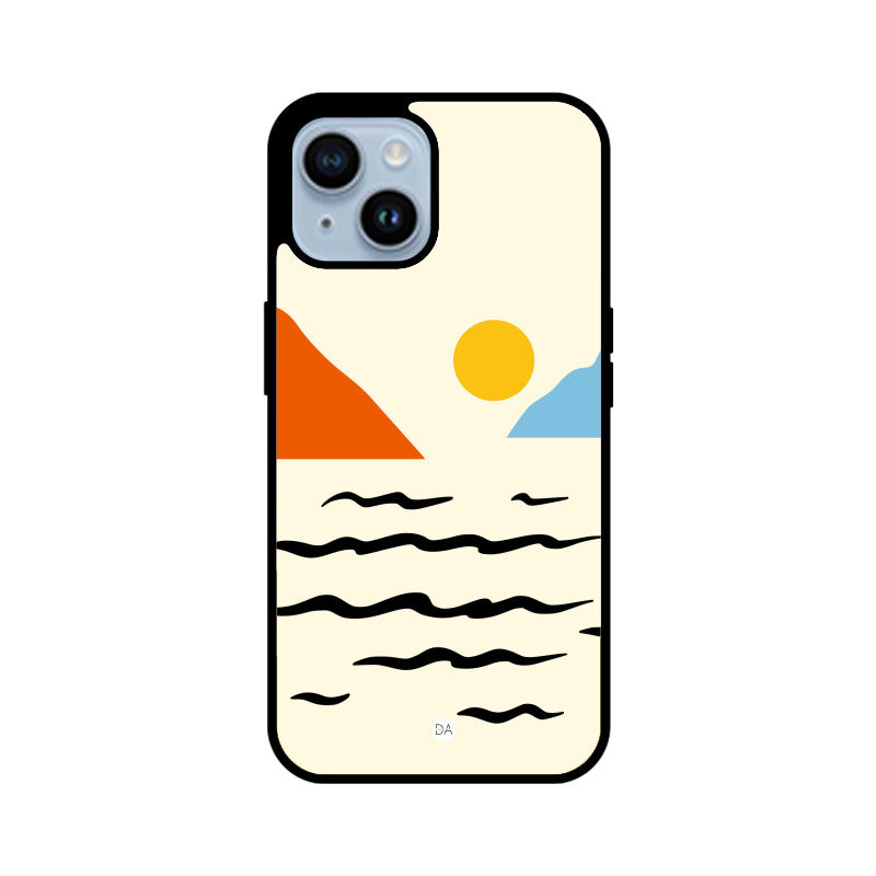 Sunset Near The Sea Design Case For iPhone