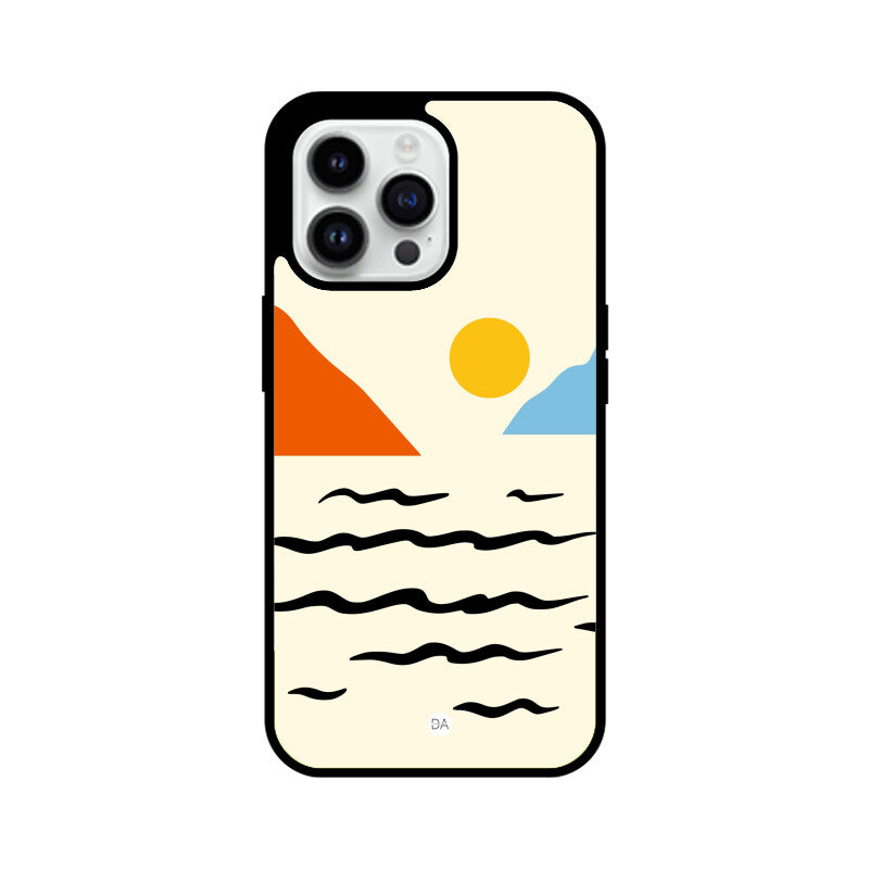 Sunset Near The Sea Design Case For iPhone