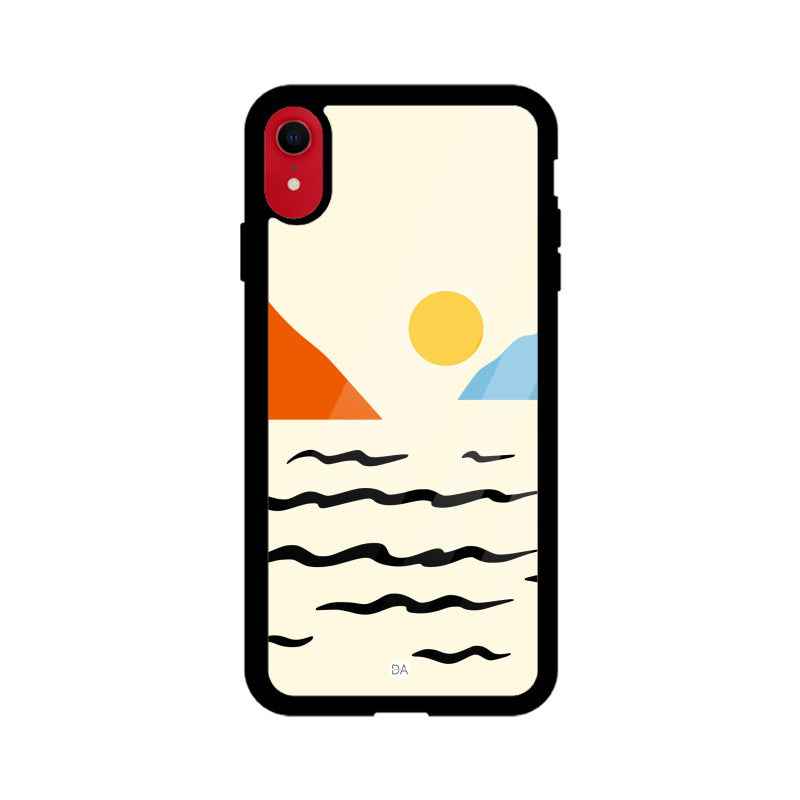 Sunset Near The Sea Design Case For iPhone