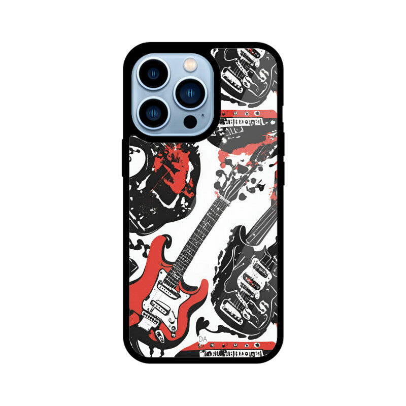 Electric Guitar Design Case Cover For iPhone | Dhukeri Arts