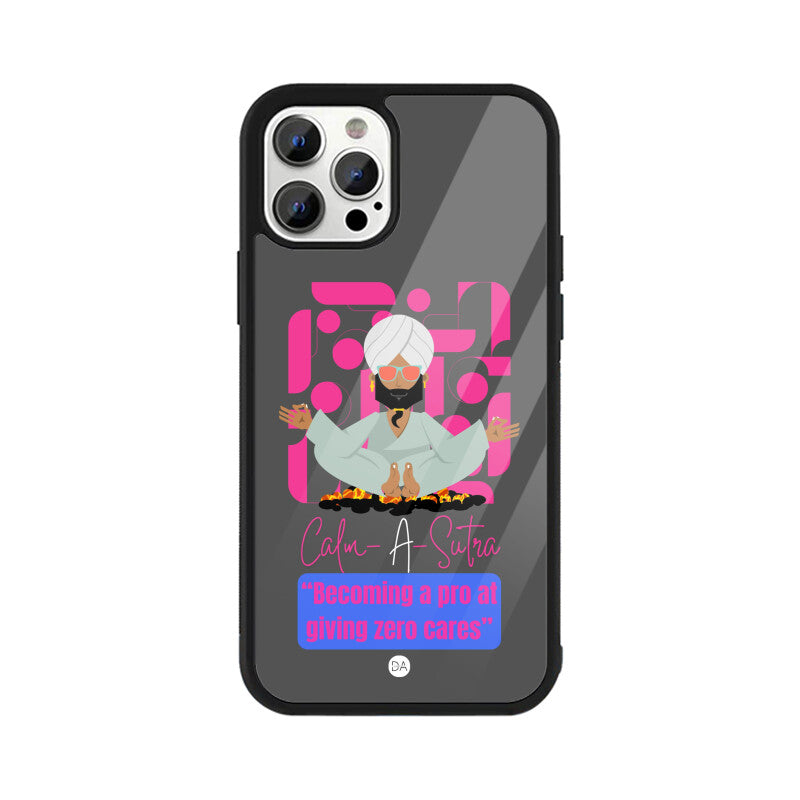 Calm A Sutra Design Case Cover For iPhone | Dhukeri Arts