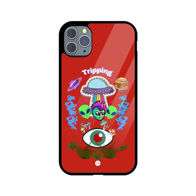 Tripping UFO Design Case For iPhone