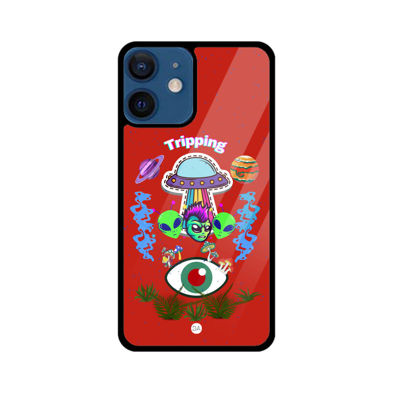 Tripping UFO Design Case For iPhone