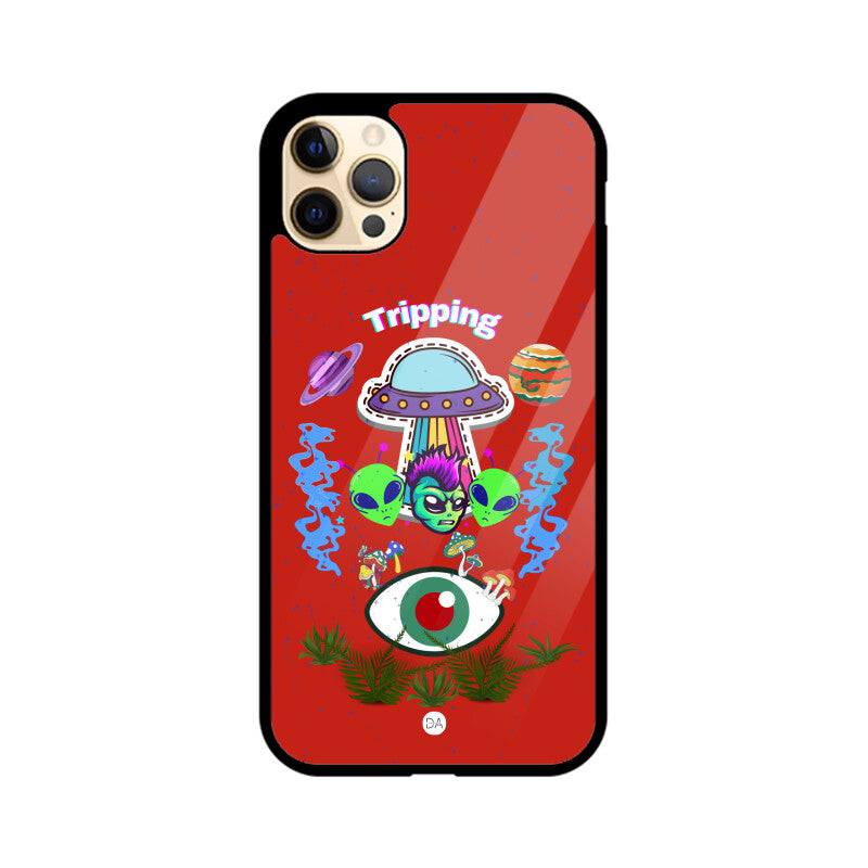 Tripping UFO Design Case For iPhone