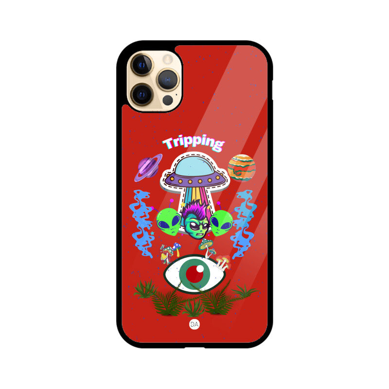 Tripping UFO Design Case For iPhone