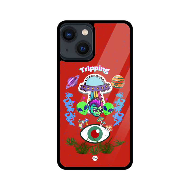 Tripping UFO Design Case For iPhone