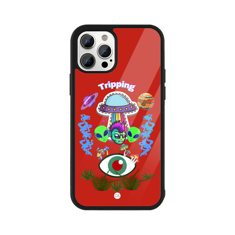 Tripping UFO Design Case For iPhone