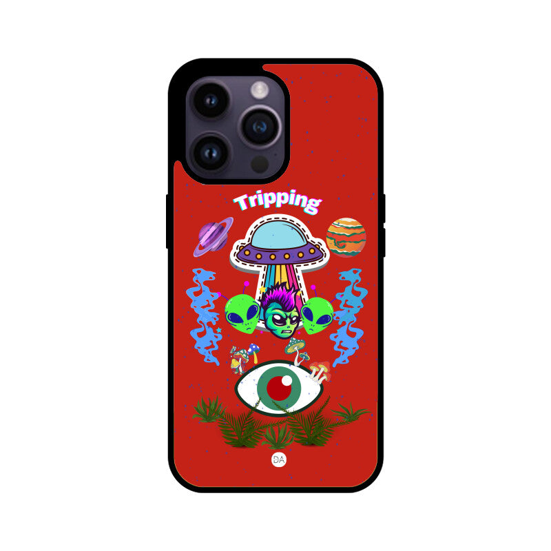 Tripping UFO Design Case For iPhone