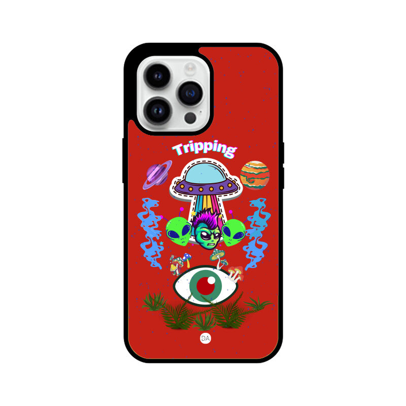 Tripping UFO Design Case For iPhone