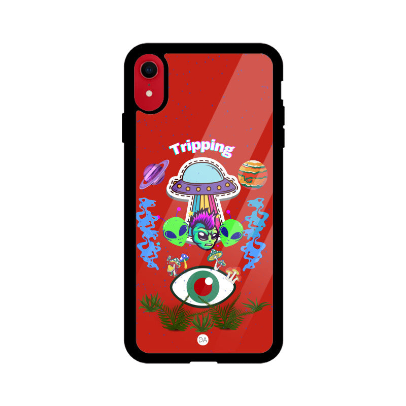 Tripping UFO Design Case For iPhone