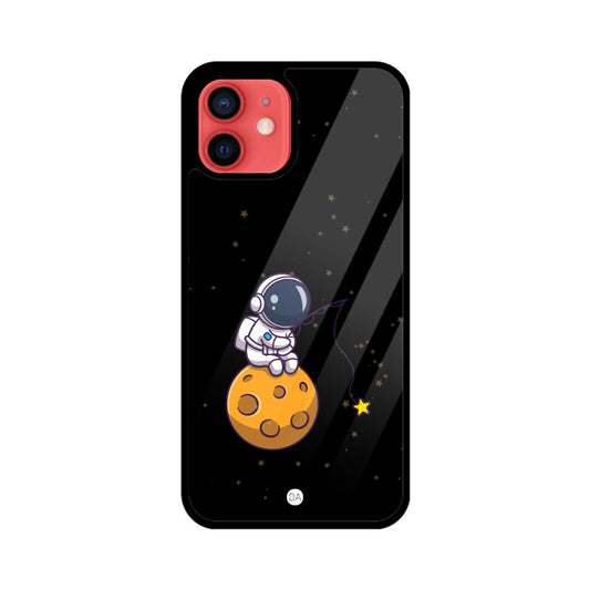 Astronaut Fishing Stars Design Case For iPhone