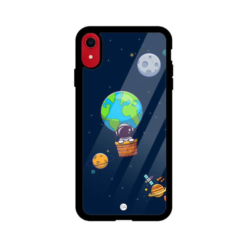 Astronaut Earth Balloon Ride Design Case For iPhone