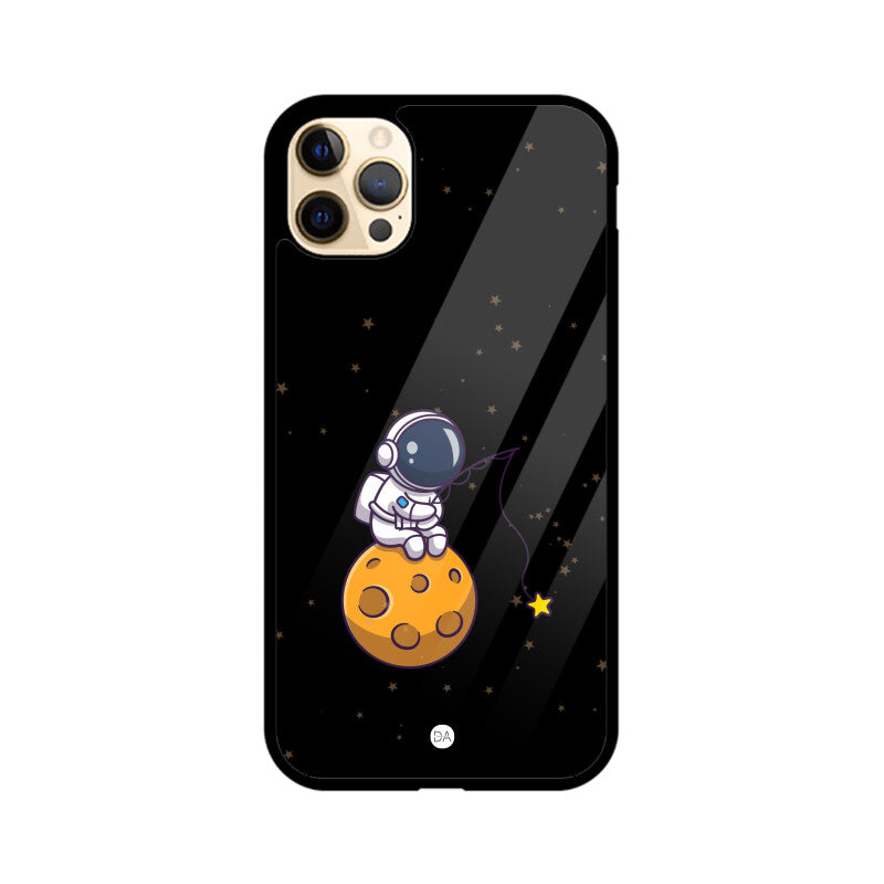 Astronaut Fishing Stars Design Case For iPhone